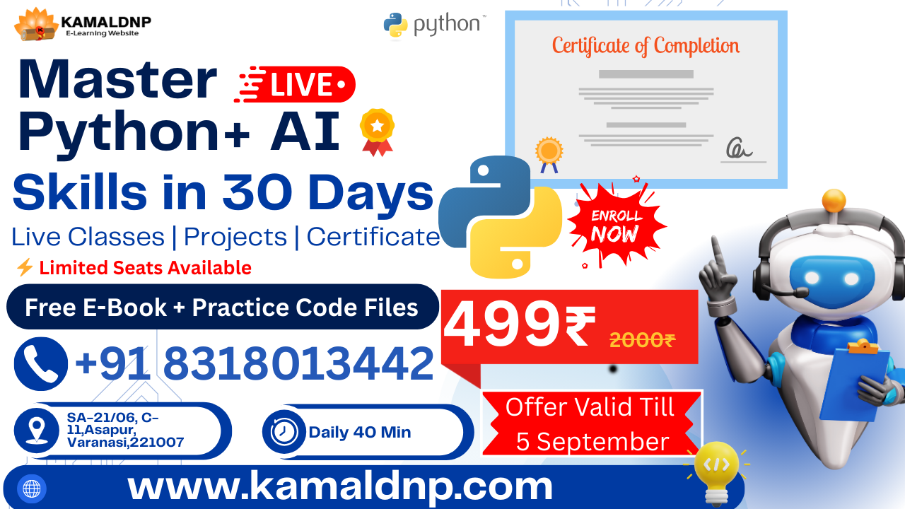 Master Python + AI Skills in 30 Days