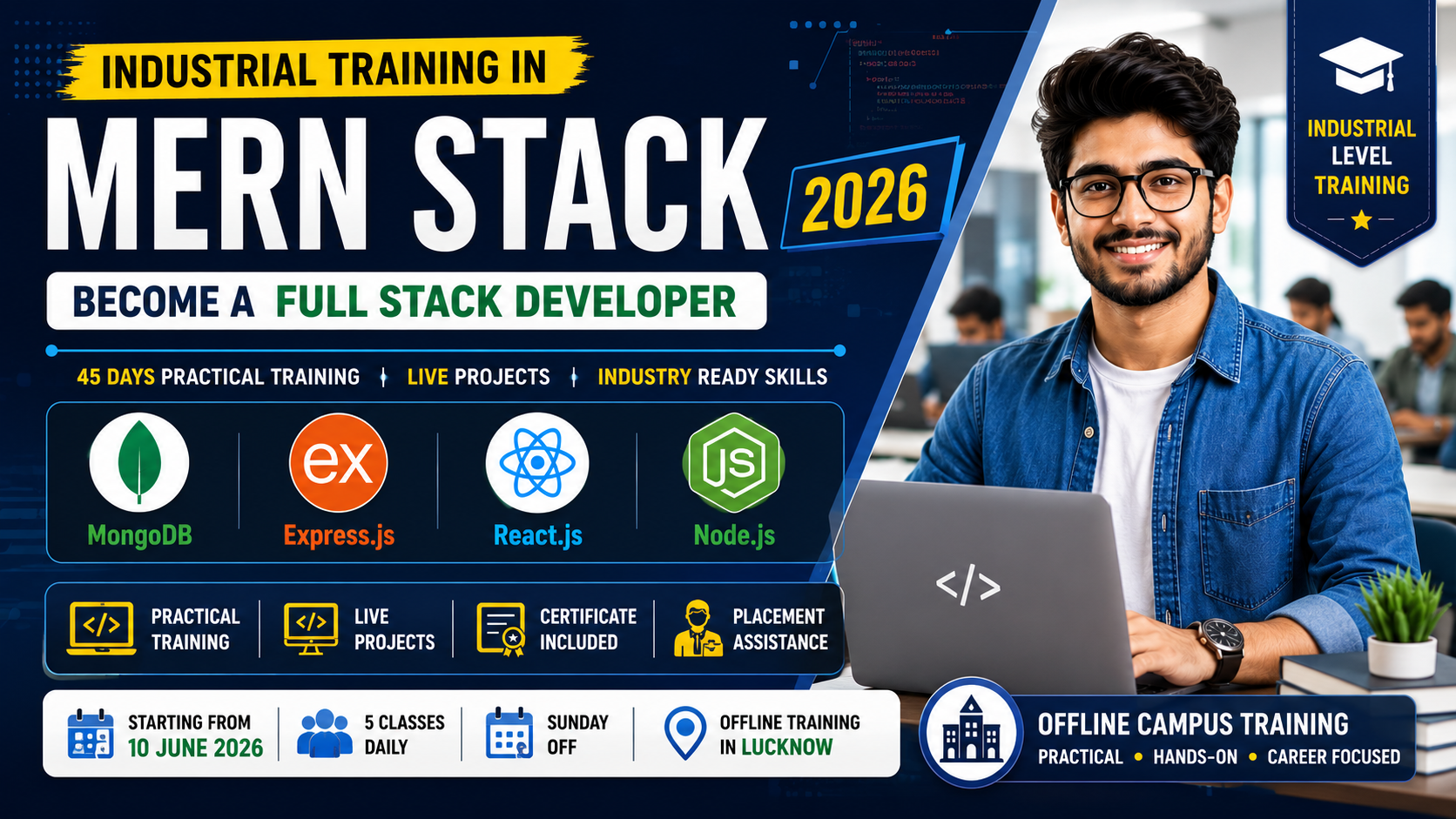 Summer Industrial Training in MERN Stack 2026 Thumbnail