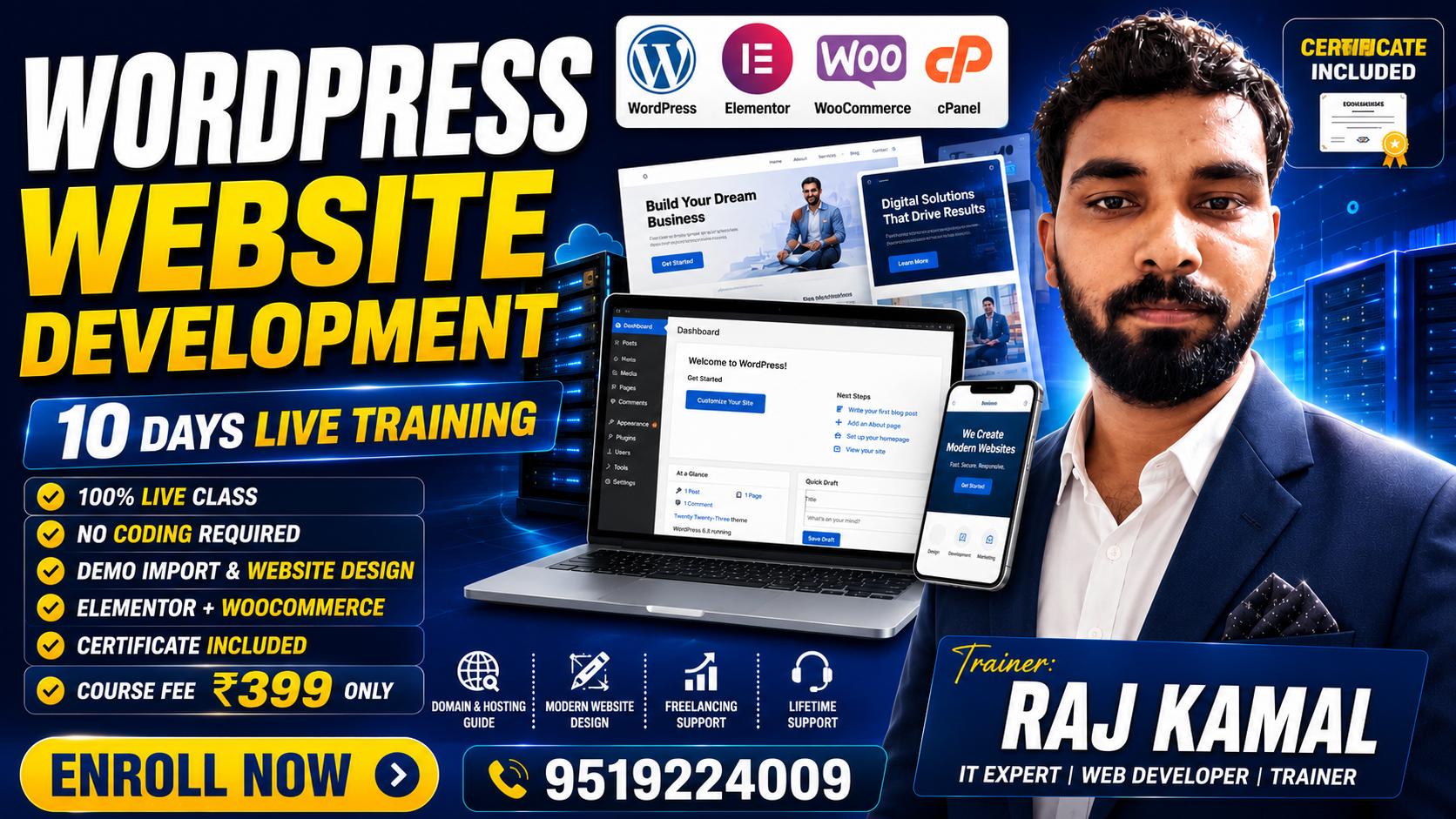 WordPress Website Development Course (10 Days) Thumbnail