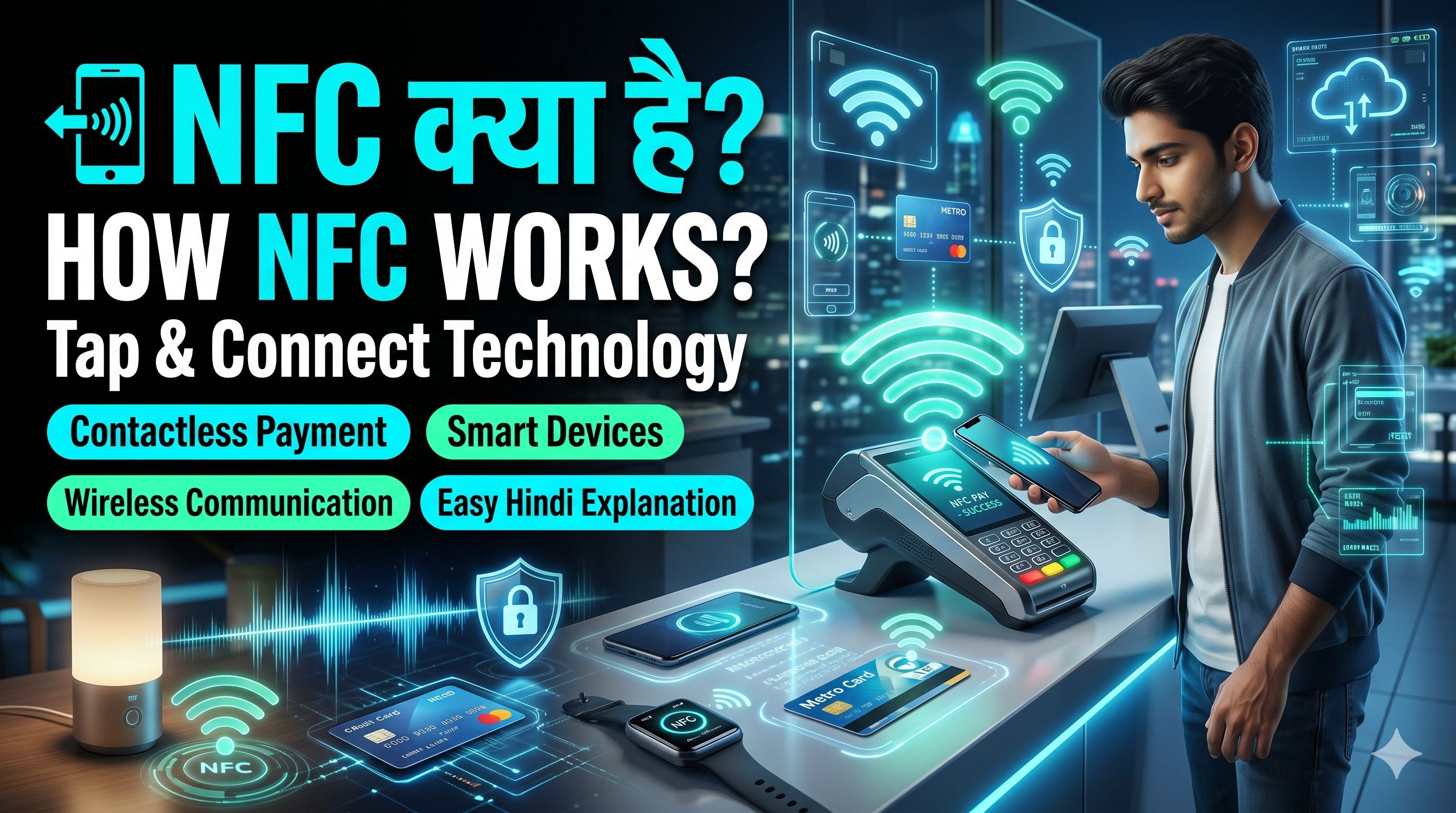 NFC क्या है? Near Field Communication कैसे काम करता है?